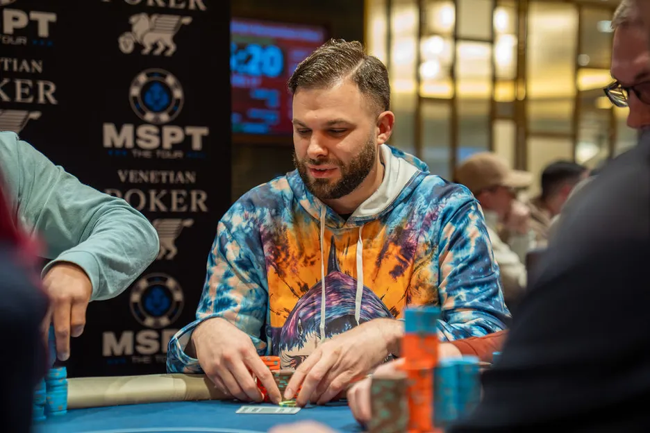 Nick Palma is a regular feature at mid-stakes tournaments, and a final table finisher at this one. 
