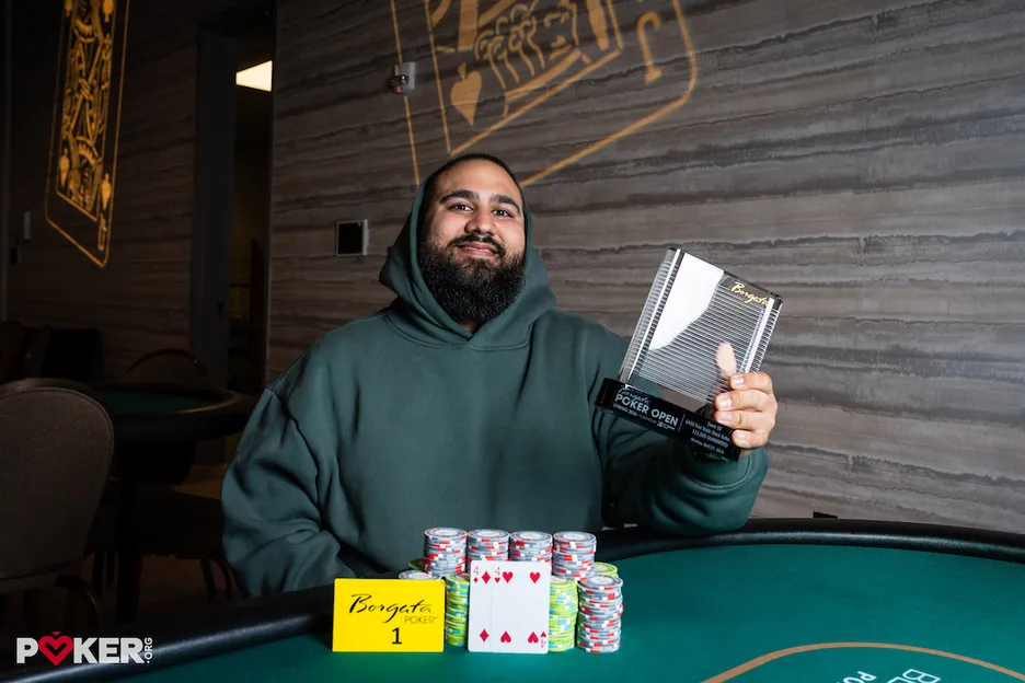 Rishi Mehta has two Borgata trophies to his name. 