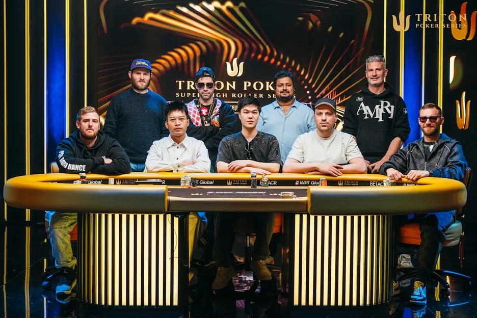 Triton Jeju Main Event final table