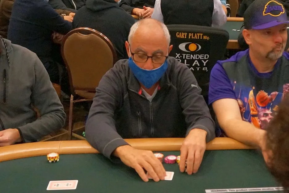 Barry Greenstein Ev 65 Day 1 (Image: Haley Hintze)