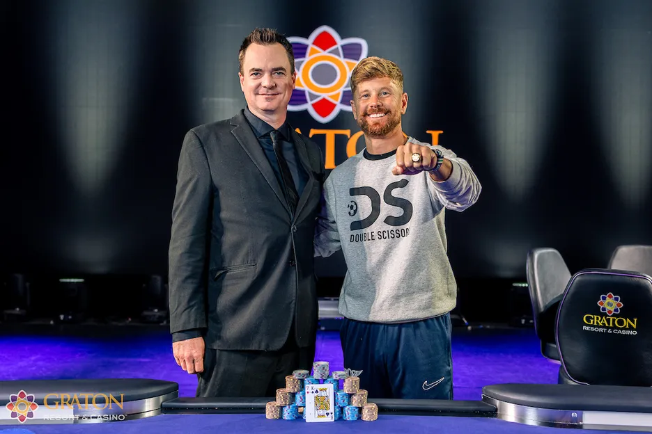 Clemens with super-floor man Jordan Cutter