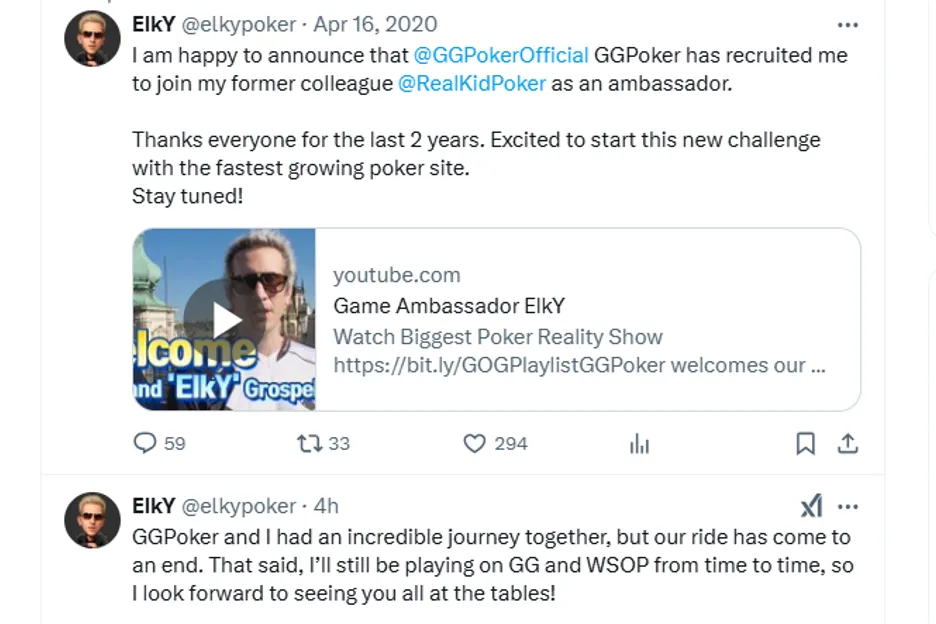 ElkY and GGPoker: A tale of two tweets.