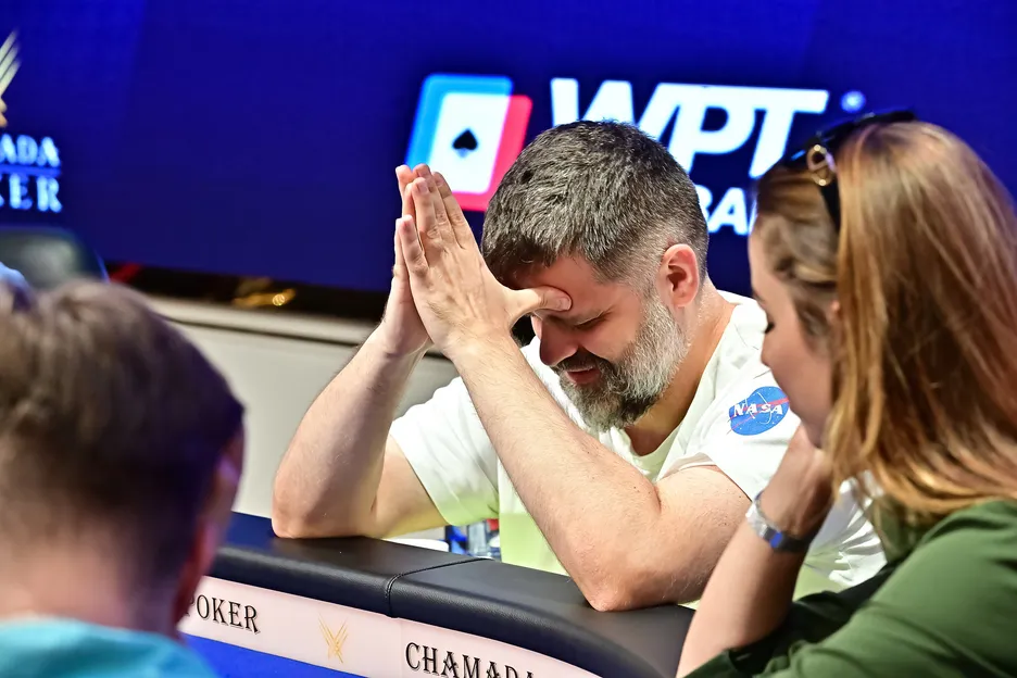 Nikolai Zhadanov took a stand with pocket nines. credit wpt/Tomas Stacha