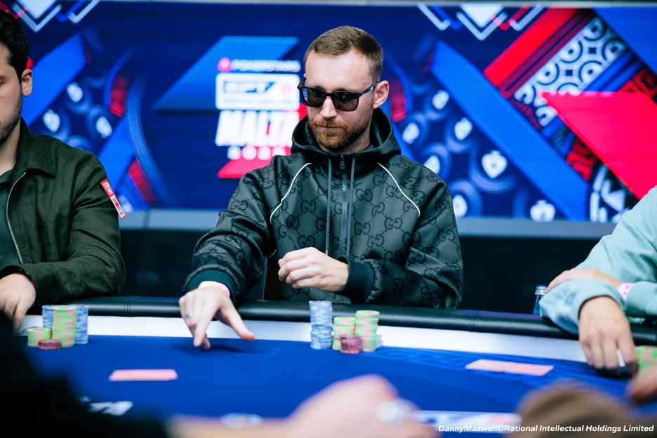 Aliaksei Boika can still win back-to-back EPT Malta Main Events.
