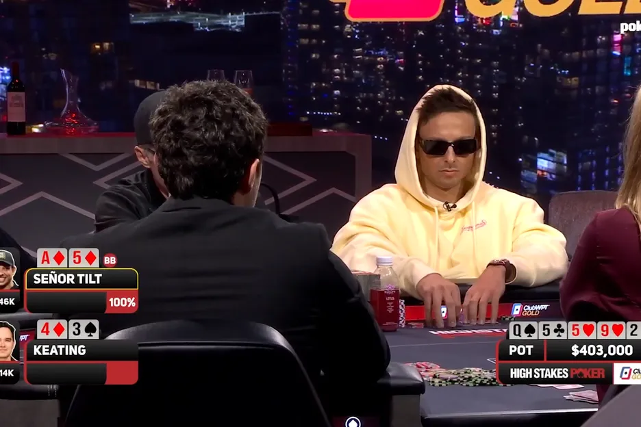 Senor Tilt called one of the biggest bluffs ever seen on a livestream. 