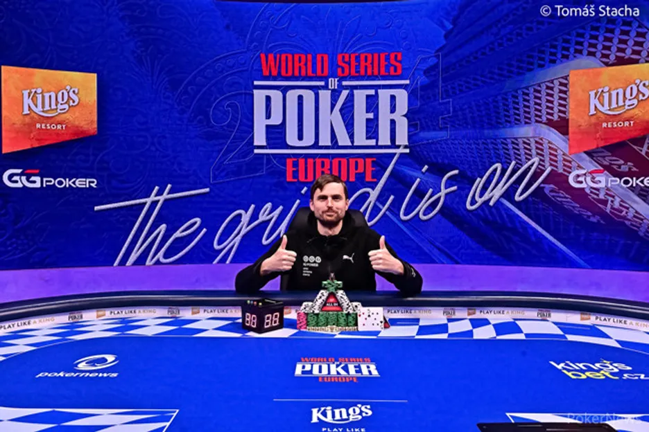 Martin Kabrhel won his third bracelet at least year's WSOPE. 