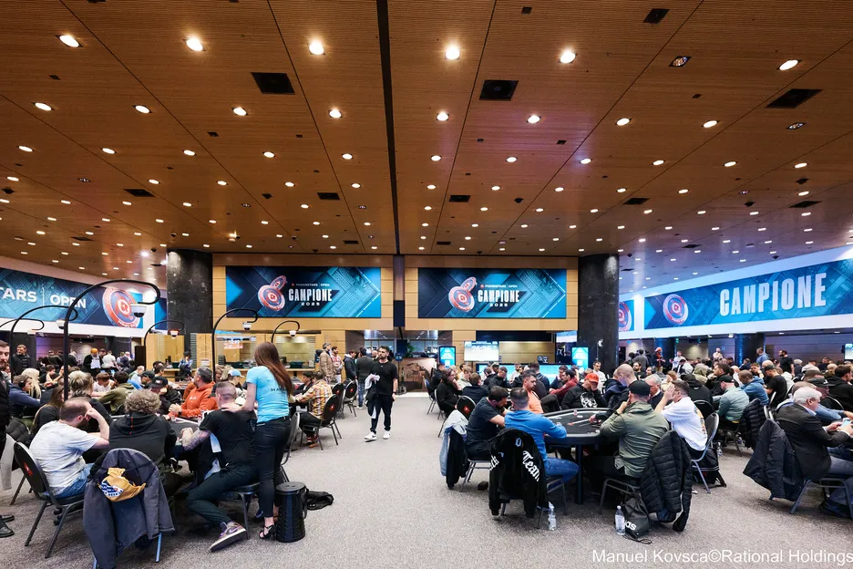 The cardroom on the lake shore is operated by PokerStars.