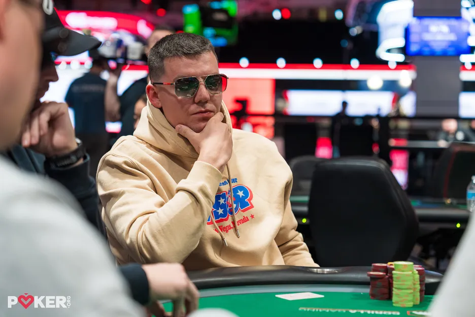 The ever-dangerous Jesse Lonis has a top 3 stack.