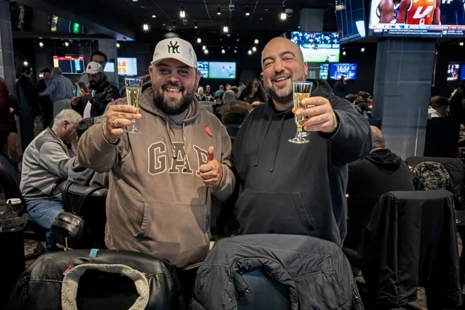 Mario and Ramsey brought a lot of happiness to the Playground poker room on Tuesday. 