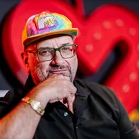 Mark Checkwicz, aka 'Cookie Monster', models his 2024 silverware.