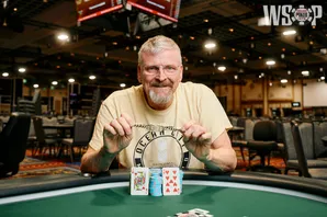 Jerome Neppl, winner of the Industry Employees event at WSOP 2026.           