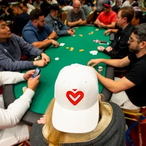 Poker Org Hat @ Table