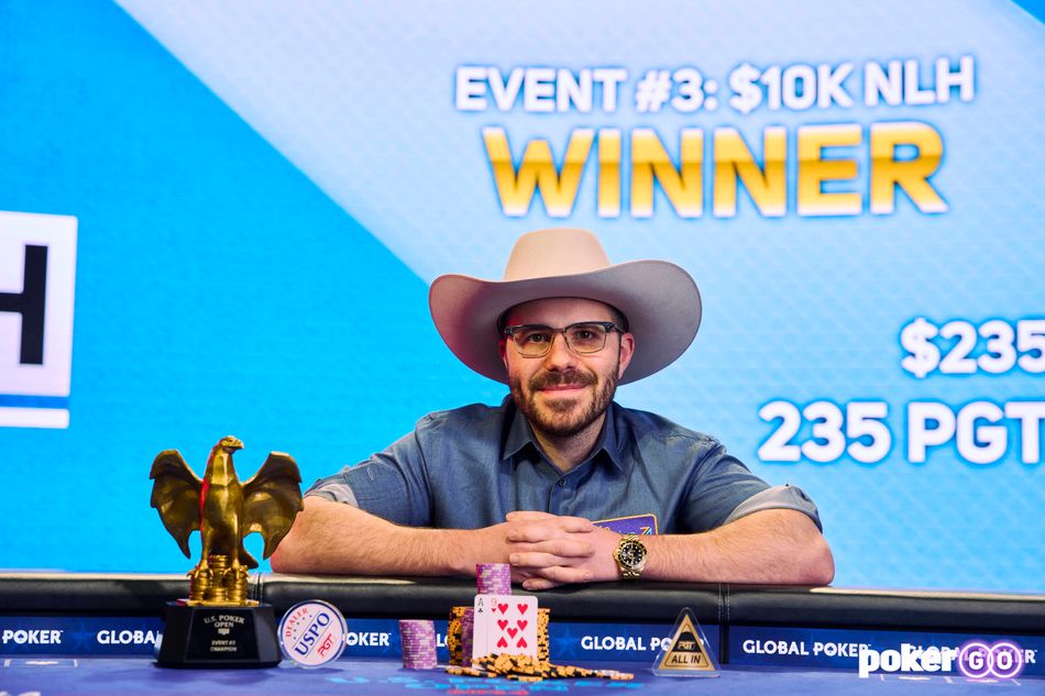 2024 US Poker Open Dan Smith wins Event 3, 10K NLH, for fifth career