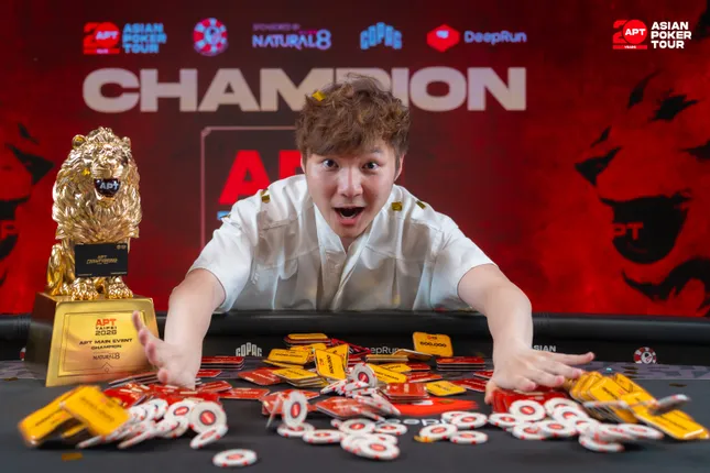 Amateur player lives the dream with APT Taipei Main Event win