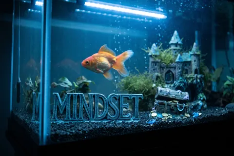 Mindset in a fish tank.