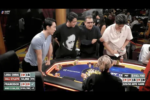 Hand of the Week, quads vs. straight flush