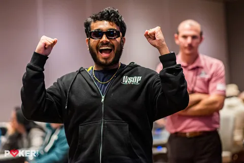 WSOPC Thunder Valley Main Event champion Manjunath Mulinti