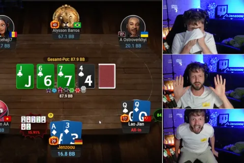 Jenzoou reaction to pulling top mystery bounty