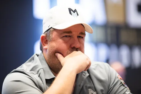Chris Moneymaker at the 2023 WSOP, by Neil Stoddart