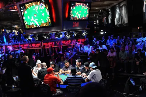 The 2010 WSOP Main Event final table, by Lasvegasvegas.com