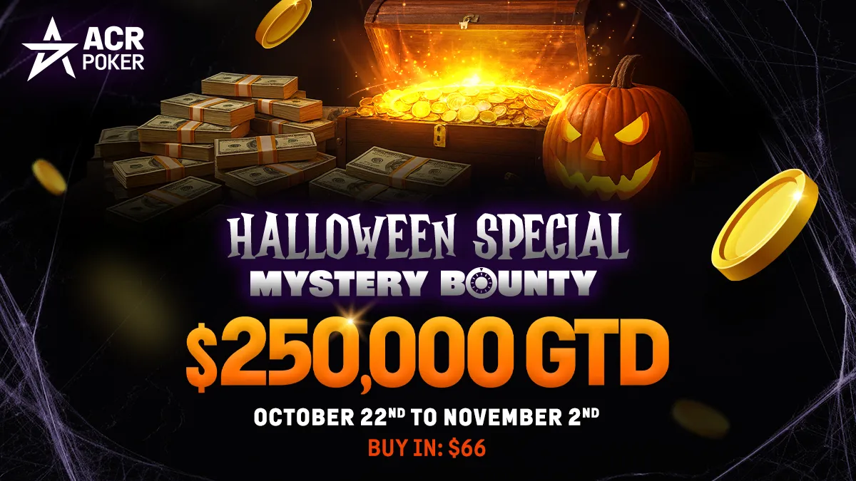 ACR Poker $250K Halloween MB provides pathway to WSOP Paradise
