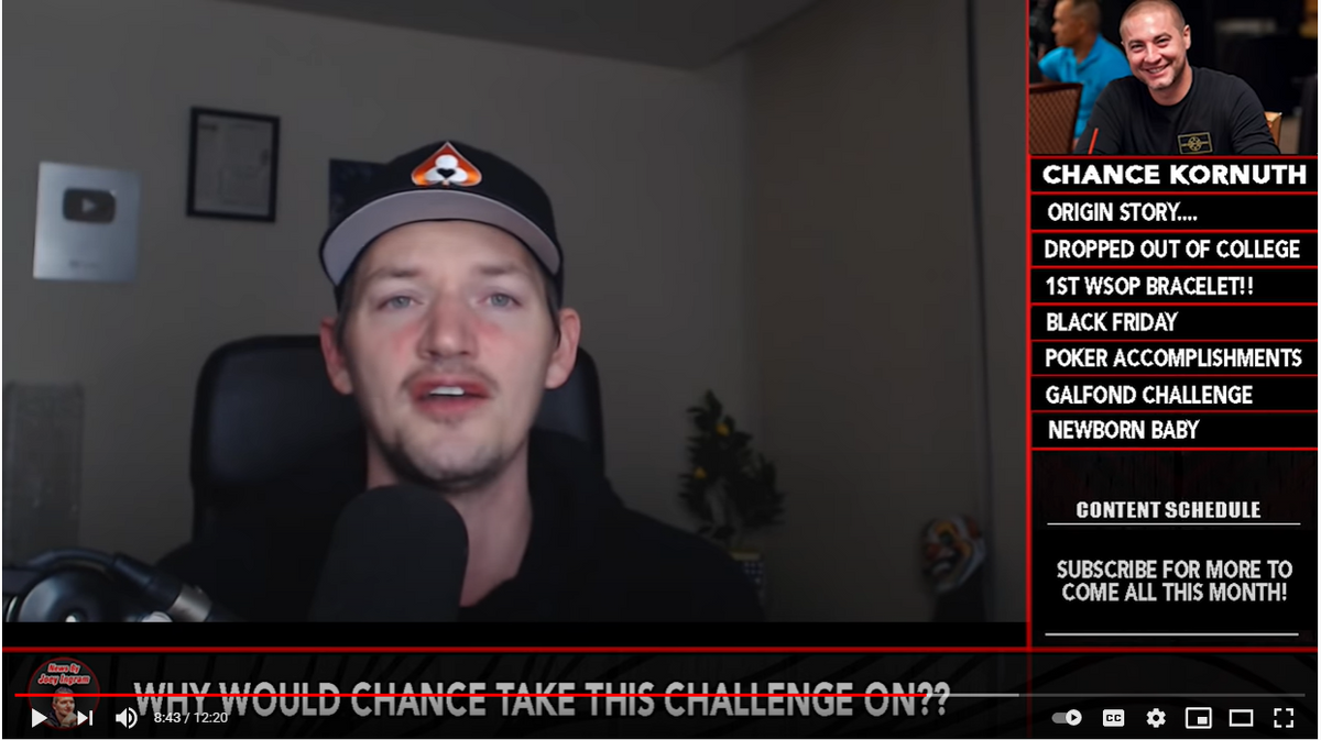Joey Ingram debuts new poker player profile series