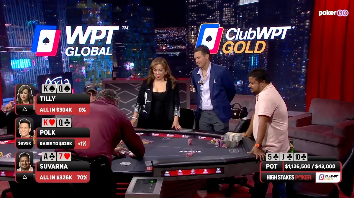 Hand of the Week: Four runouts decide insane $1.1M pot on High Stakes Poker